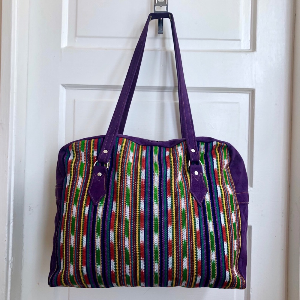 Mayan Weekend Bag Zipper Travel Ethnic Duffel